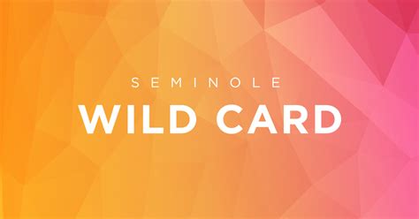 seminole classic casino wild card login